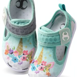 Scurtain Kids Water Shoes Breathable Mesh Slip On Design-0