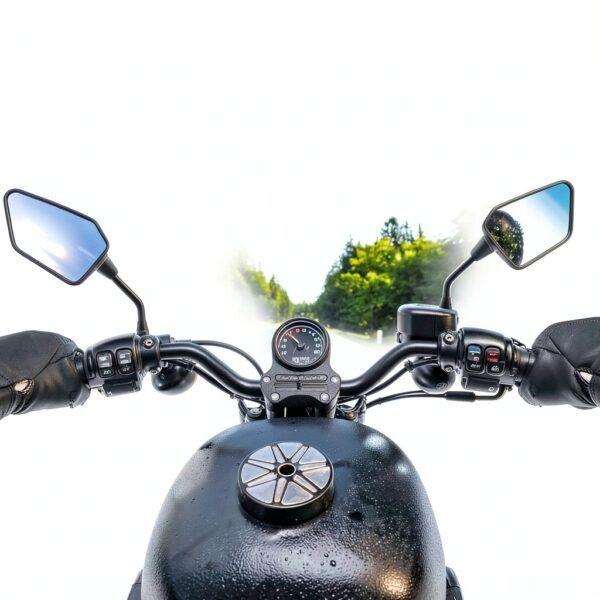 Esploratori ATV Mirror Shock Resistant Handlebar-5