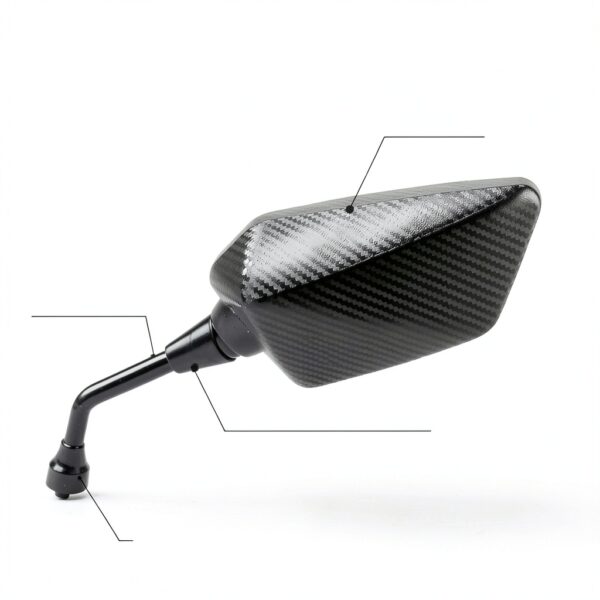 Esploratori ATV Mirror Shock Resistant Handlebar-3
