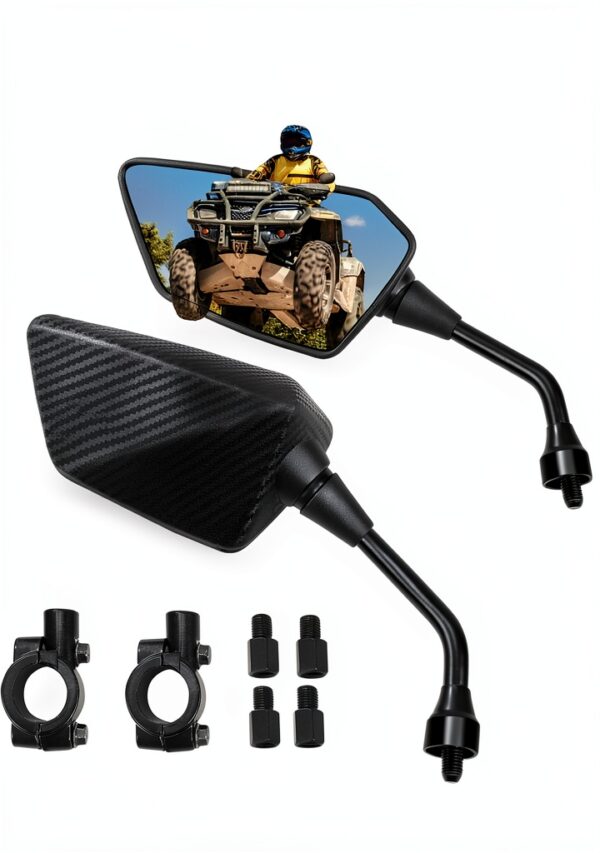 Esploratori ATV Mirror Shock Resistant Handlebar-0